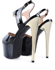 Bewitch Ultra High Heeled Ankle Strap Sandals