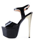 Bewitch Ultra High Heeled Ankle Strap Sandals