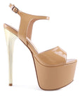 Bewitch Ultra High Heeled Ankle Strap Sandals