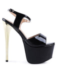 Bewitch Ultra High Heeled Ankle Strap Sandals