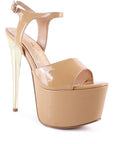 Bewitch Ultra High Heeled Ankle Strap Sandals