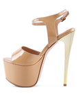 Bewitch Ultra High Heeled Ankle Strap Sandals