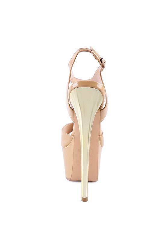 Bewitch Ultra High Heeled Ankle Strap Sandals