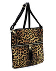 Leopard Zip Crossbody Bag