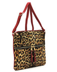 Leopard Zip Crossbody Bag