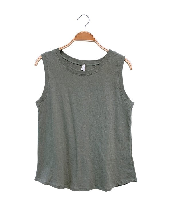 Fabina Recylced Cotton Muscle Tank