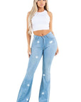 GJG Denim Vegas Glam Bell Bottom - Inseam 30