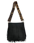 Thomas and Lee Co Kelce Fringe Bucket Bag Handbag - Bag ONLY