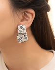 Textile Drop Earrings