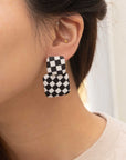 Textile Drop Earrings