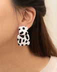 Textile Drop Earrings