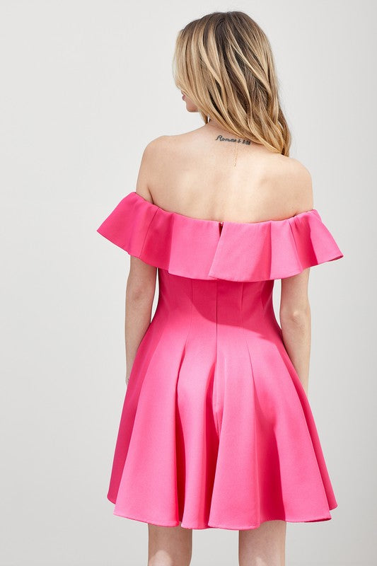 Do + Be Collection A-Line Ruffle Dress