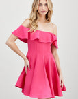 Do + Be Collection A-Line Ruffle Dress