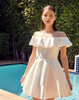 Do + Be Collection A-Line Ruffle Dress