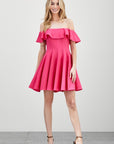 Do + Be Collection A-Line Ruffle Dress