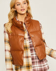 PU Padded Vest - Online Only