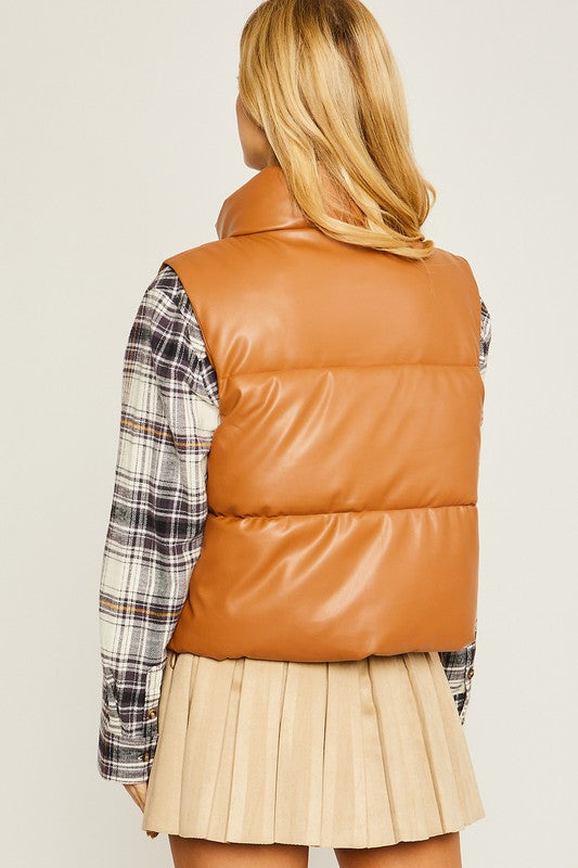 PU Padded Vest - Online Only