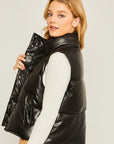 PU Padded Vest - Online Only