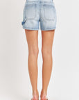 Risen Full Size High Rise Denim Shorts