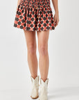 Mustard Seed Polka Dot Printed Ruffled Skorts