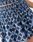 Mustard Seed Polka Dot Printed Ruffled Skorts