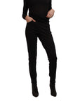 Straight Leg Mid-rise Trouser