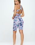 OTOS Active Butterfly Print Activewear Set