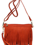 Western Fringe Clutch Cross Body Bag