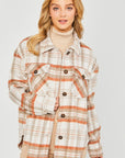 Plaid Bust Pocket Shacket - Online Only