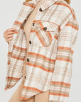 Plaid Bust Pocket Shacket - Online Only