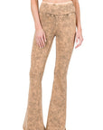 Zenana Acid Wash Raw Edge Hem Pants - Online Only