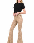 Zenana Acid Wash Raw Edge Hem Pants - My Pampered Life Seattle