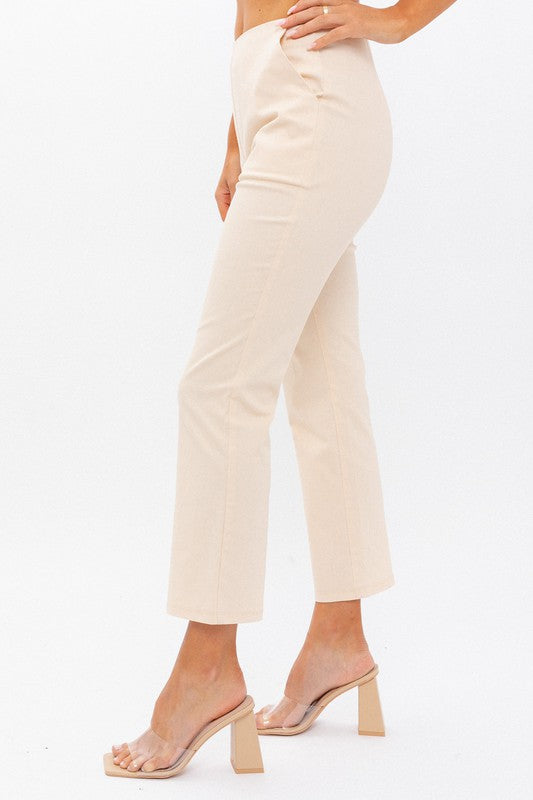 Le Lis High Waisted Crop Pants - Online Only