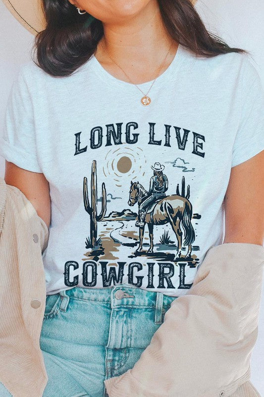 Long Live Cowgirls Graphic Tee - Online Only