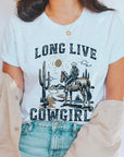 Long Live Cowgirls Graphic Tee - Online Only