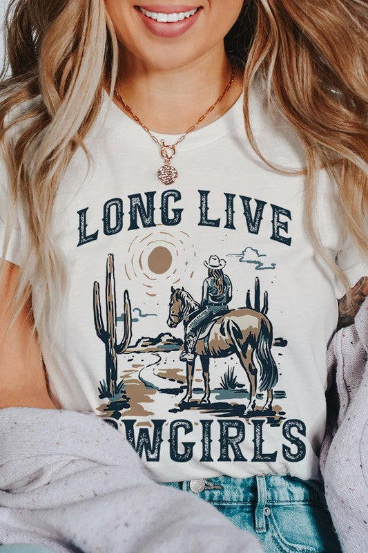 Long Live Cowgirls Graphic Tee - Online Only