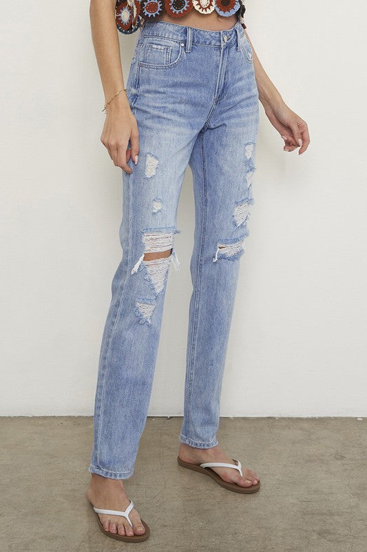 Insane Gene High Rise Straight Jeans