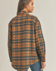 Lush Clothing Plaid Flannel Shacket