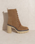 OASIS SOCIETY Jenna - Platform Military Boots