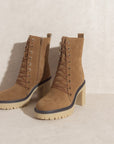 OASIS SOCIETY Jenna - Platform Military Boots