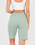 French Terry Bermuda Elastic waistband Shorts