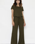 PLUS Short Sleeve Jumpsuit W/Pocket