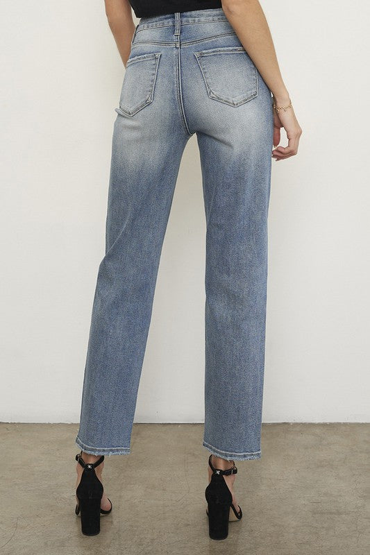 Insane Gene High Rise Crossover Girlfriend Jeans