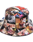 Magazine Cover Collage Hat