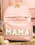 MAMA Lux Backpack Gold Zipper Bag