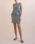 Fabina Sleeveless Cotton Dress