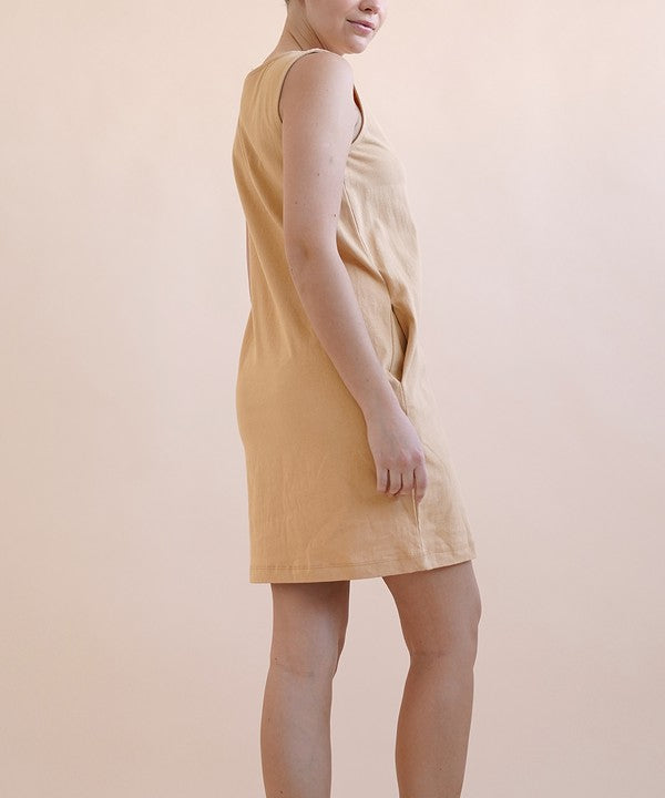 Fabina Sleeveless Cotton Dress