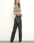 Denim Lab USA Distressed Girlfriend Jeans