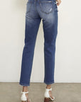 Denim Lab USA Dark Wash Distressed Boyfriend Jeans