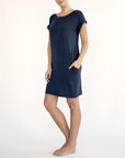 Fabina Bamboo Crop Dress with Pockets